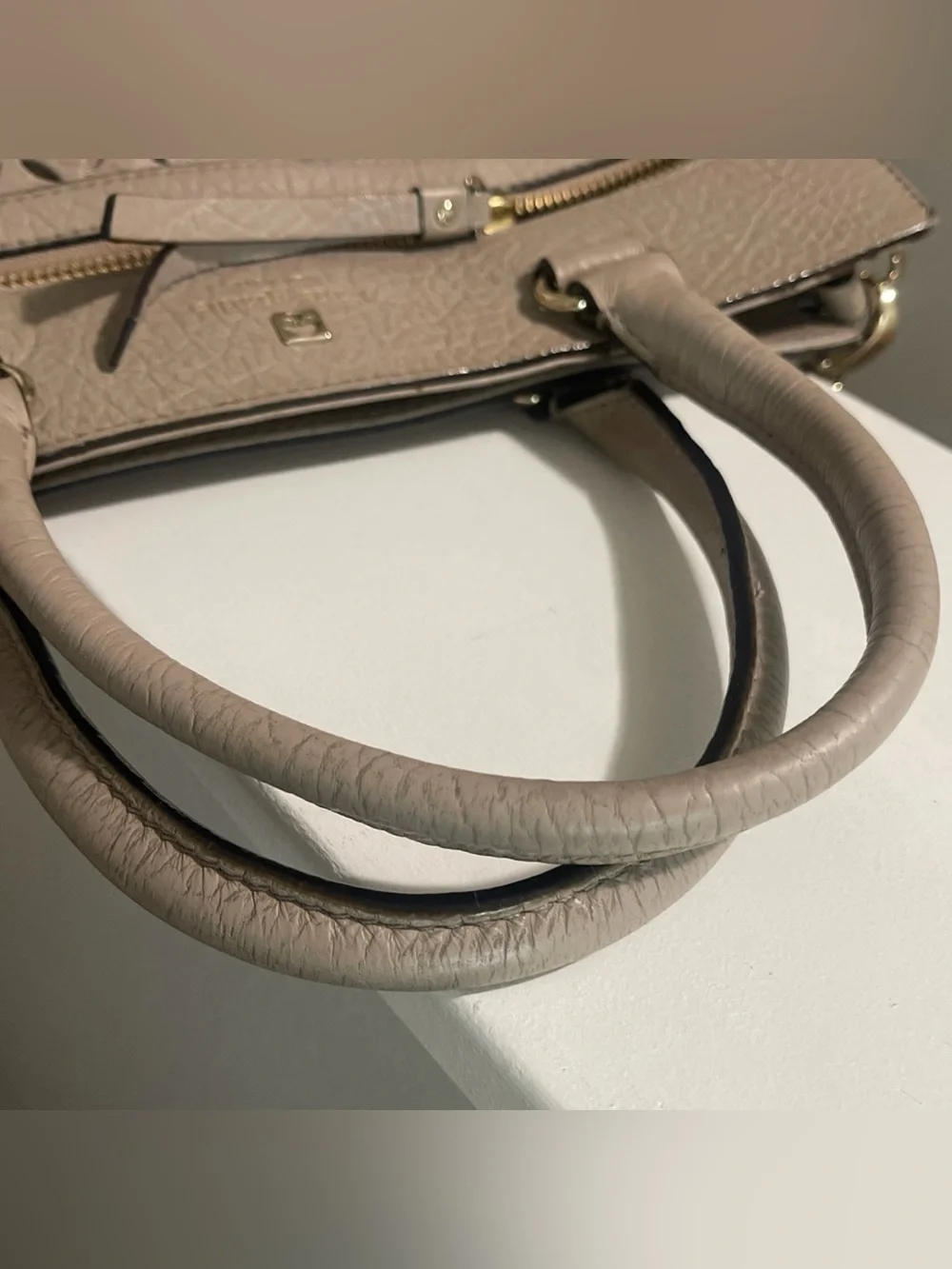 Kate Spade New York Perri Lane Bubbles Romy Satchel Beige